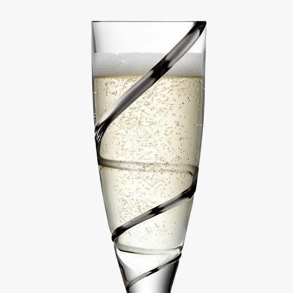 Malika Grand Champagne Platinum Spiral, Set of 2
